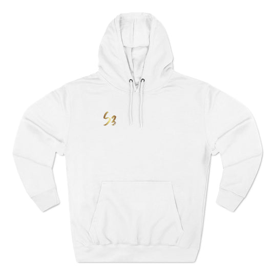 Three-Panel Fleece Hoodie